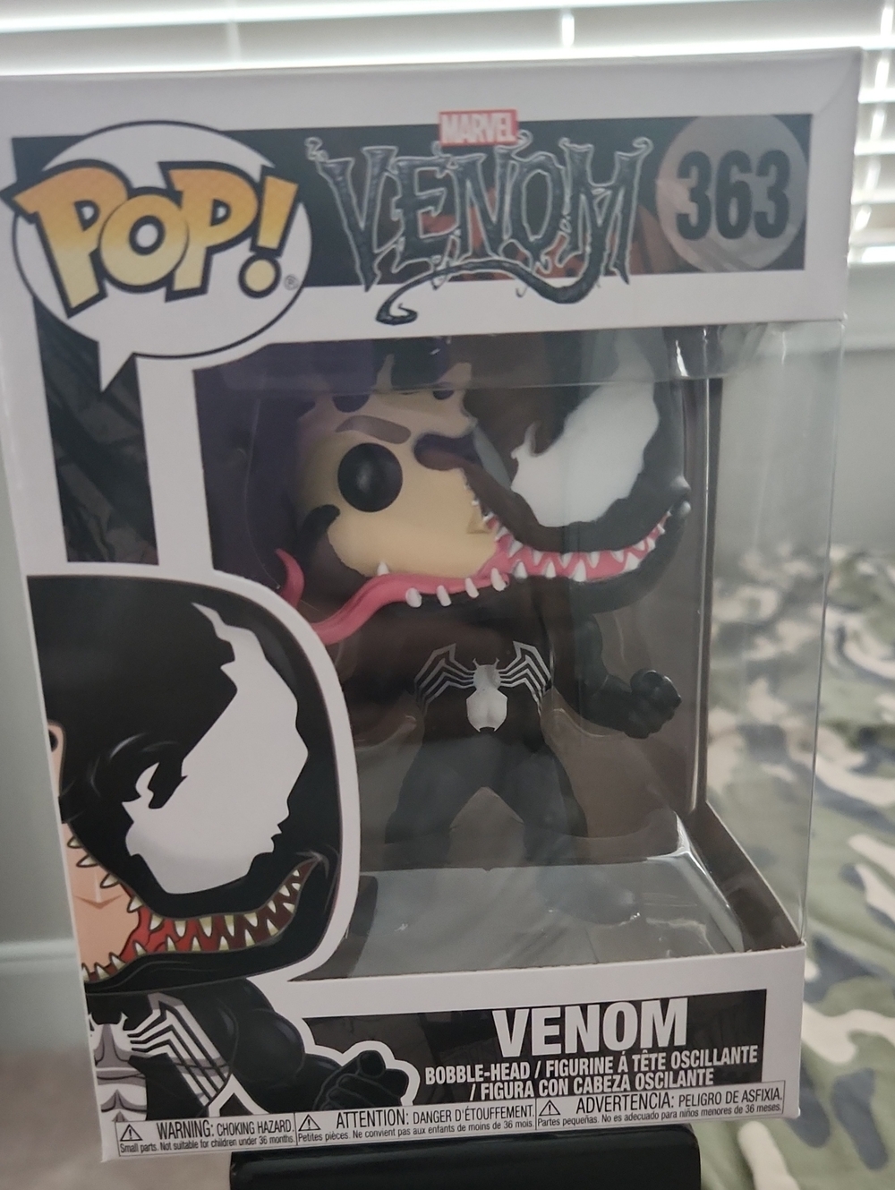 Funko POP! Marvel Venom Vinyl Figure - Black, White, Pink